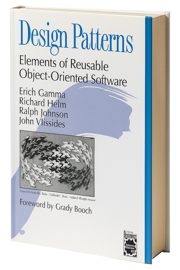 Cover of Design Patterns: Elements of Reusable Object-Oriented Software