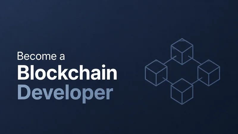 Cover of Become a Blockchain Developer