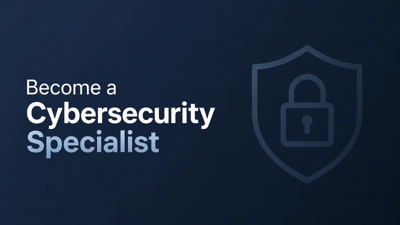 Cover of Become a Cybersecurity Specialist
